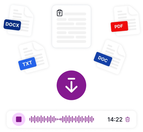 Image depicting Speaktor's text file upload feature, illustrating seamless conversion of text into speech.