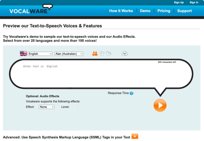 Image depicting an in-depth review of Vocalware, highlighting features, pricing, and user experience.